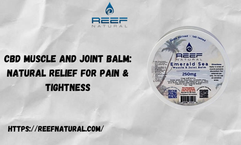 CBD Muscle and Joint Balm