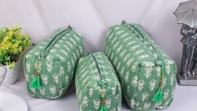 cotton makeup bags