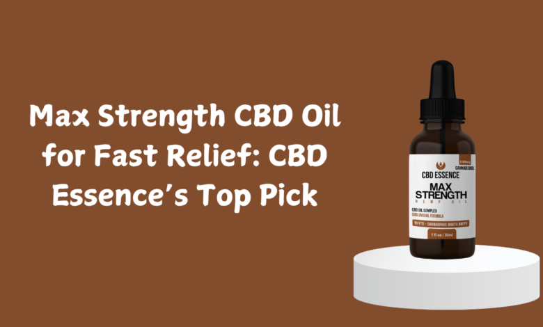 Max Strength CBD Oil