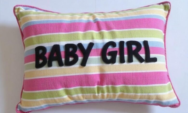 Pillow for Baby Girl