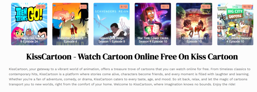 What is Kisscartoon?