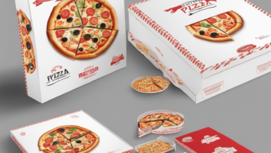 Custom printed pizza boxes