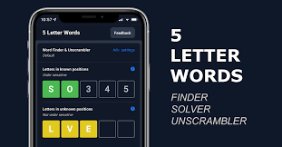 5 letter words finder