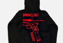 Billionaire Studios In Glock We Trust Hoodie Black Red