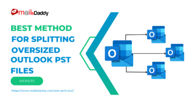 Best method for splitting oversized Outlook PST files