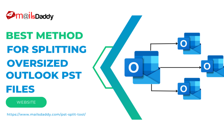 Best method for splitting oversized Outlook PST files