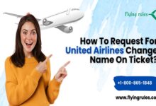 United Airlines change name on ticket