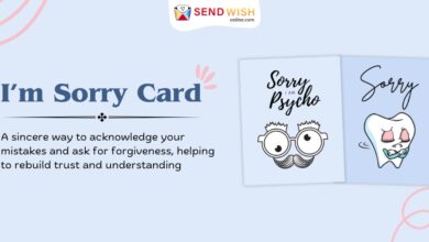 Apology cards