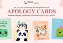 Apology card