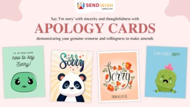 Apology card