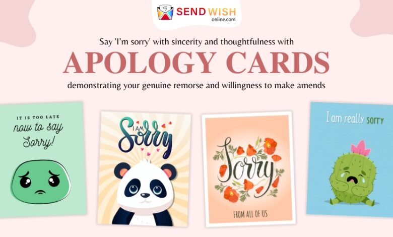 Apology card