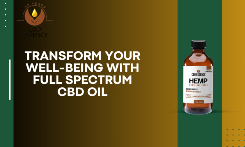 Full Spectrum CBD Oil