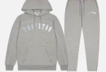 Trapstar Arch Tuta con cappuccio – Edizione grigio ghiaccio