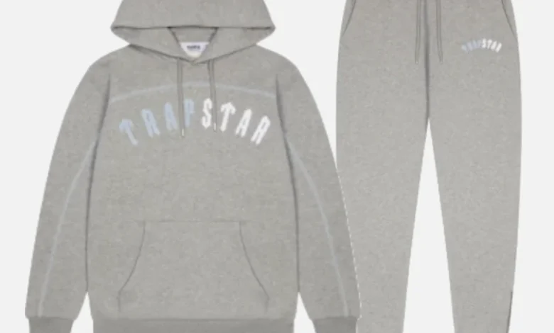 Trapstar Arch Tuta con cappuccio – Edizione grigio ghiaccio