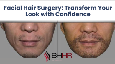 facial hair surgery