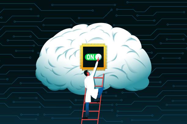 Neuromatch software used in neurological research, showing brain data and neural networks.